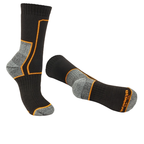 BENNON TREK SOCK BLACK/ORANGE