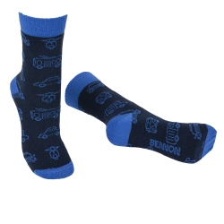 BENNON BENNONKY CAR SOCKS BLUE