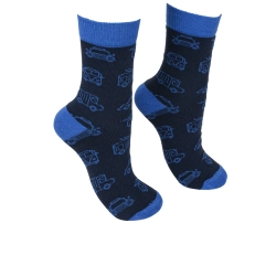 BENNON BENNONKY CAR SOCKS BLUE