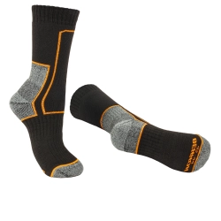 BENNON TREK SOCK BLACK/ORANGE
